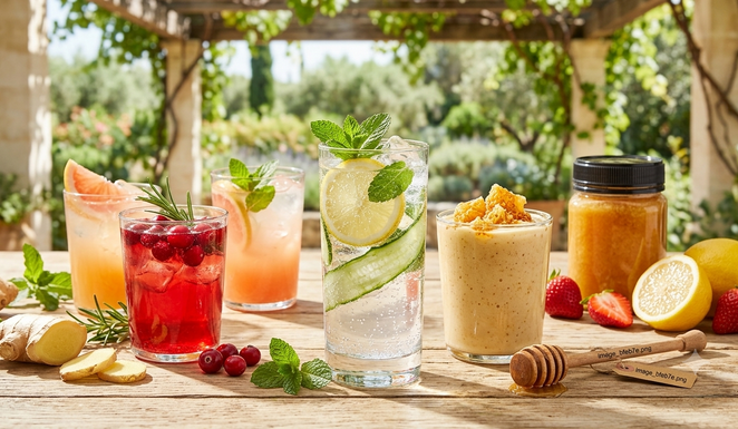 🏖️ Drink estivi al miele di Manuka: freschezza e benessere in un sorso